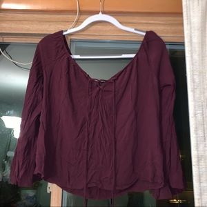 Off the shoulders top